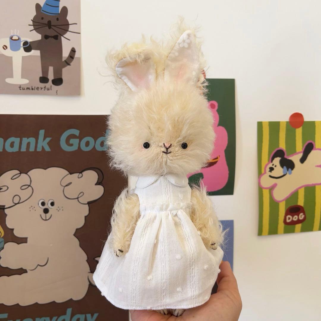 いい子ちゃんうさぎ アーティストベア 海外作家様 ハンドメイド テディバニー