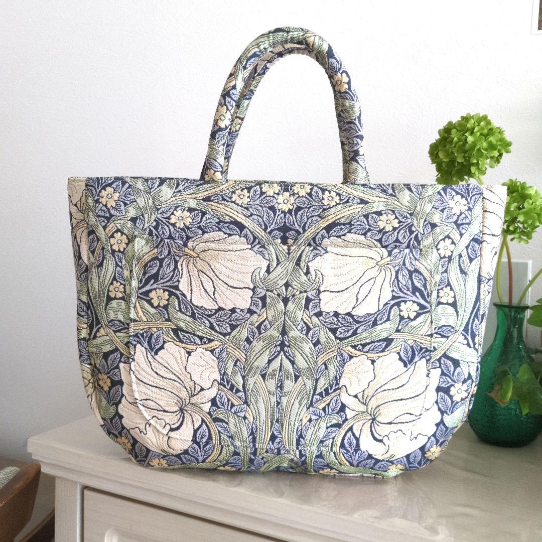 ウイリアムモリス〈ピンパーネル〉トートバッグ