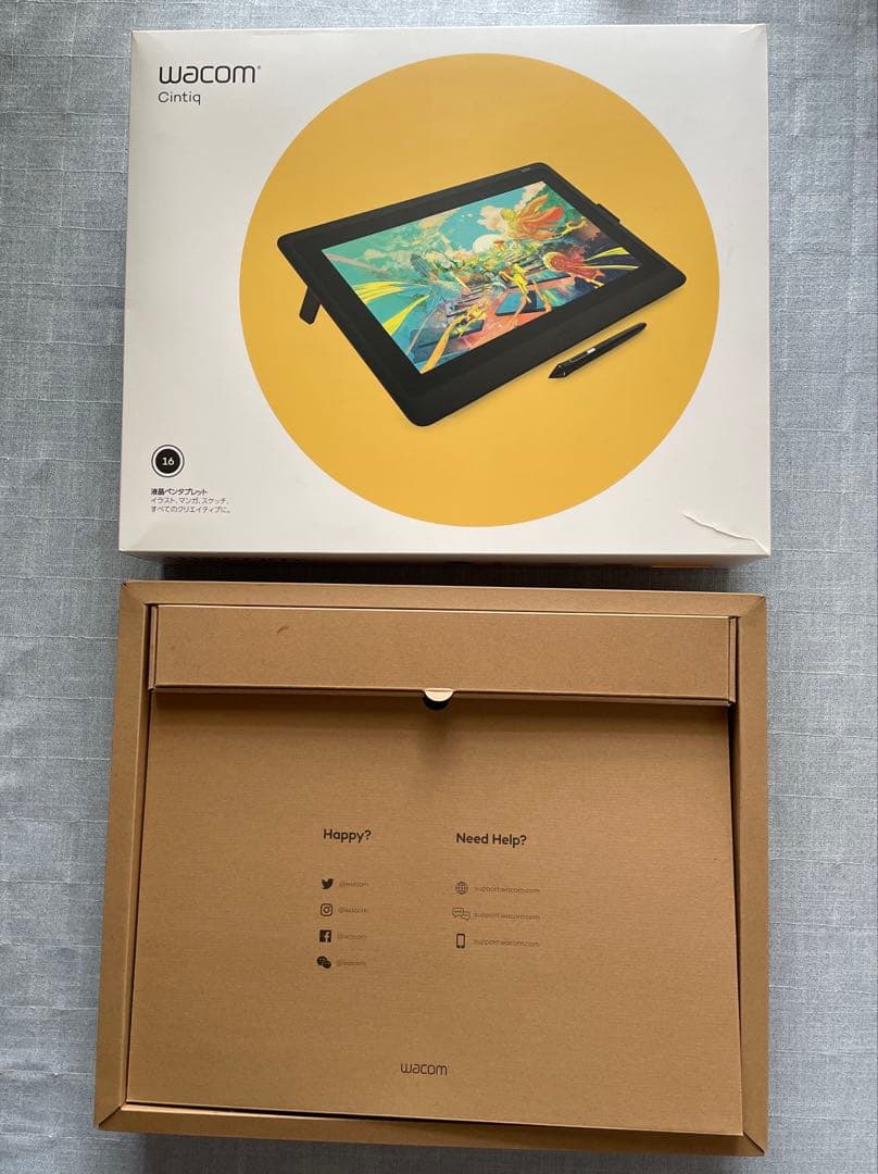 ワコム液晶ペンタブレットWacom Cintiq 16FHDカスタムブラシセット