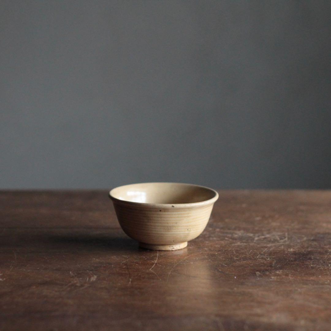 瀬戸 輪線文 大盃 ぐい呑み 小碗 酒器 古道具 アンティーク