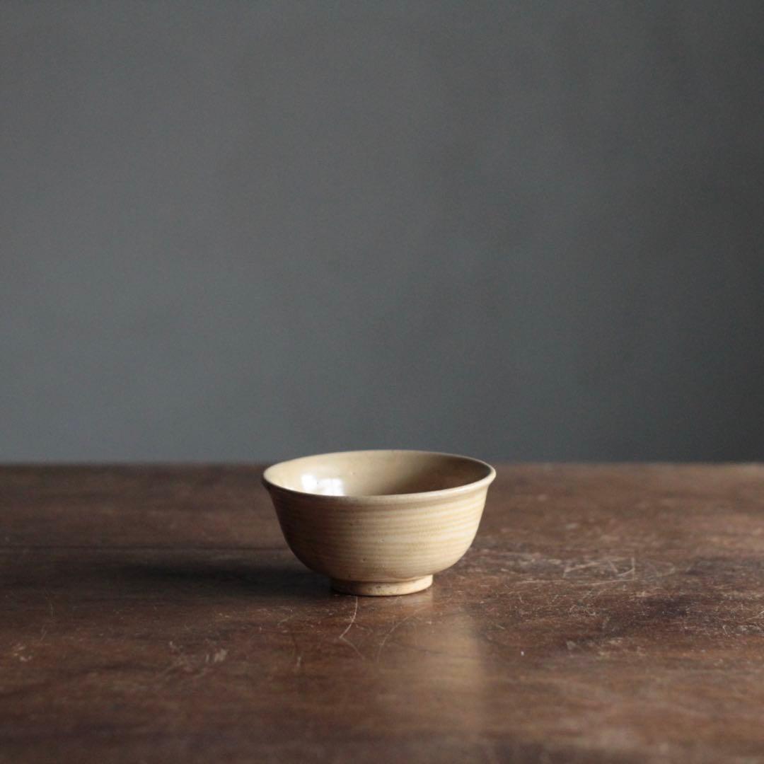 瀬戸 輪線文 大盃 ぐい呑み 小碗 酒器 古道具 アンティーク