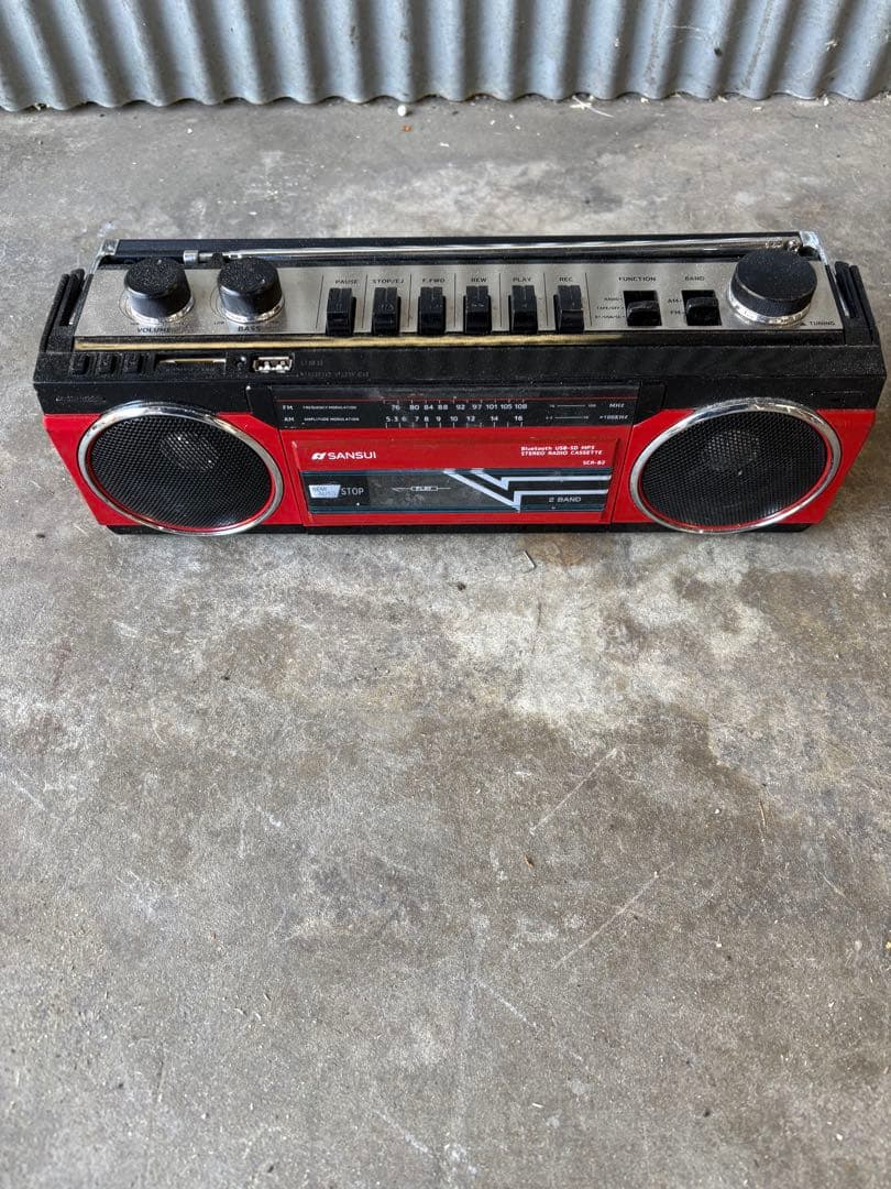 SCR-B2 RDカセットテープレコーダーBluetooth MP3