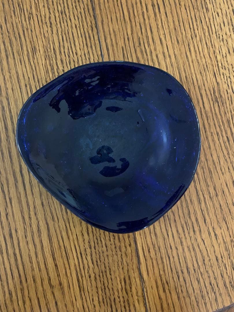 稲嶺盛吉 足付きガラス皿