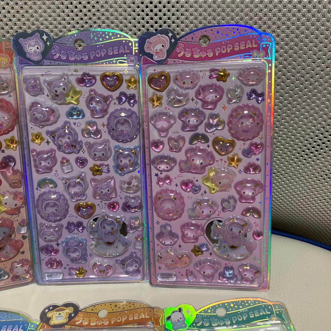 うるちゅるポップシール 6枚セット サンリオベビー コンプリート クロミ ほか