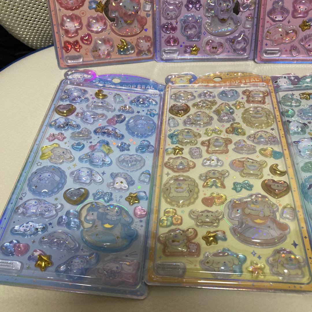 うるちゅるポップシール 6枚セット サンリオベビー コンプリート クロミ ほか