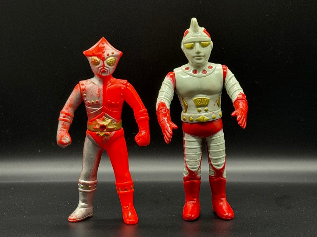 【希少・当時物】タケミ ジャンボーグA＆ジャンボーグ9 ソフビ 2体セット