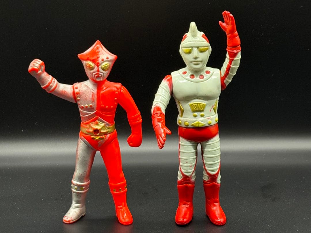【希少・当時物】タケミ ジャンボーグA＆ジャンボーグ9 ソフビ 2体セット