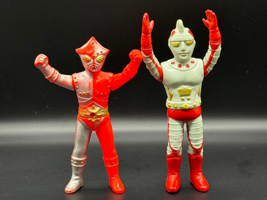 【希少・当時物】タケミ ジャンボーグA＆ジャンボーグ9 ソフビ 2体セット