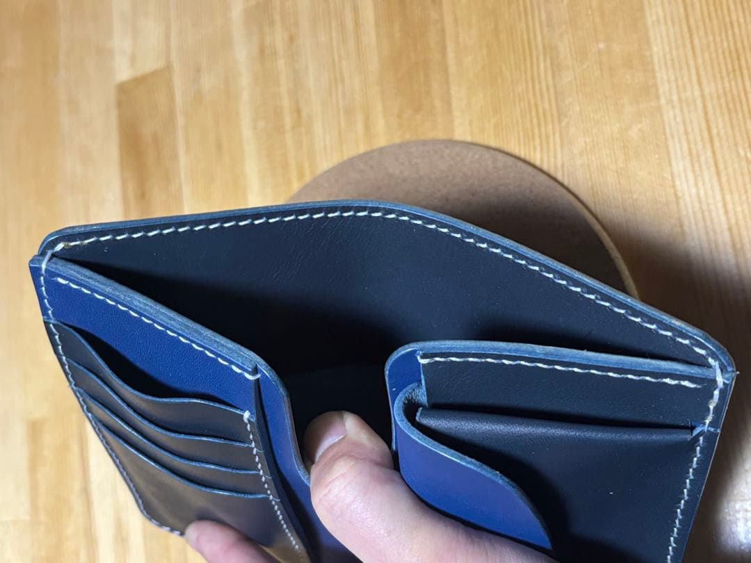 ミドルウォレット　イタリアンレザー(ロマーネ) ハンドメイド