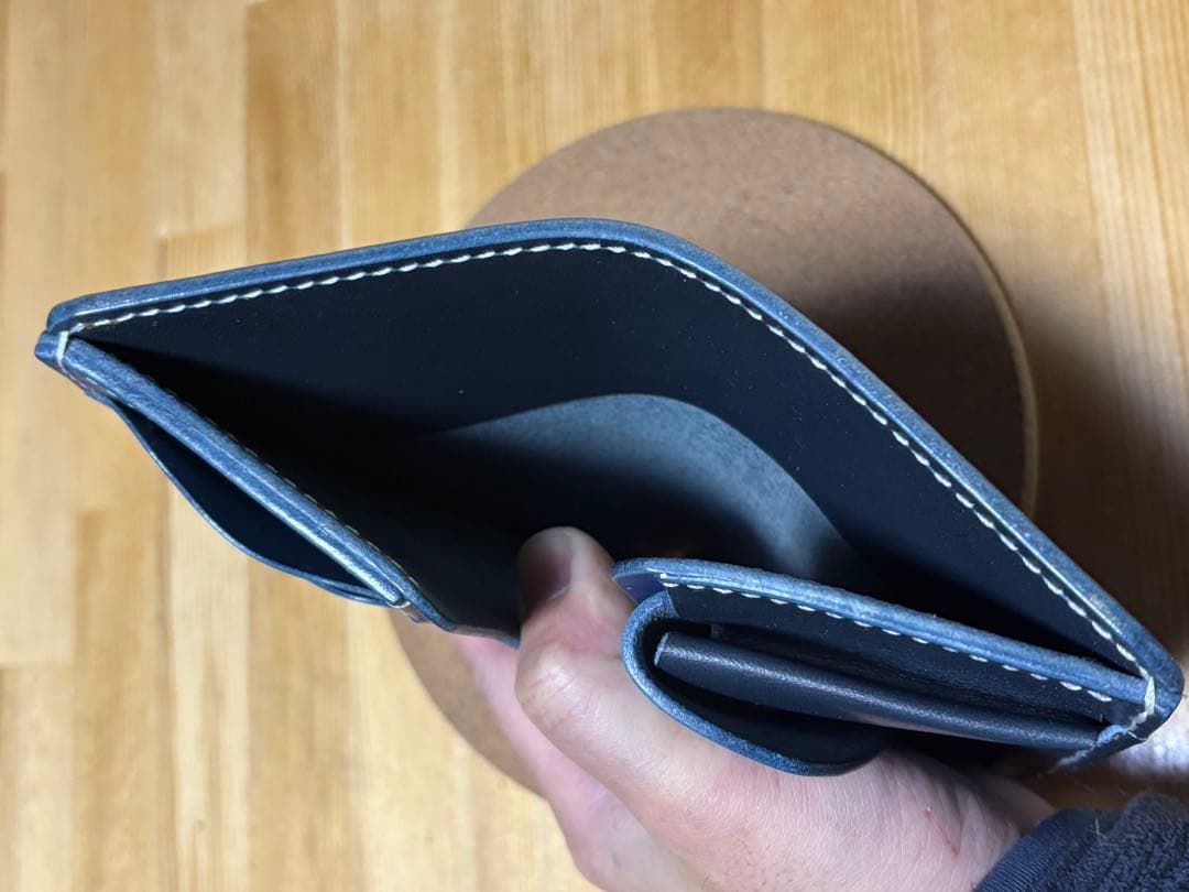 ミドルウォレット　イタリアンレザー(ロマーネ) ハンドメイド