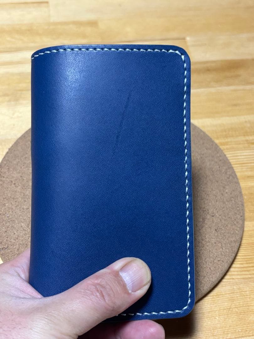 ミドルウォレット　イタリアンレザー(ロマーネ) ハンドメイド