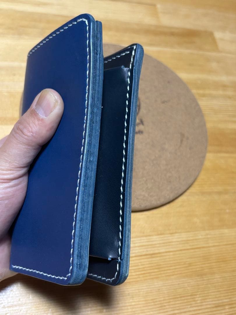 ミドルウォレット　イタリアンレザー(ロマーネ) ハンドメイド