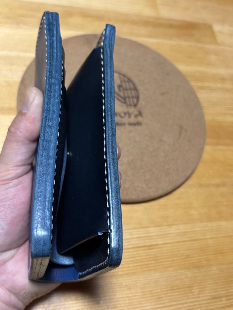 ミドルウォレット　イタリアンレザー(ロマーネ) ハンドメイド