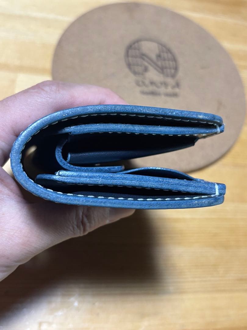 ミドルウォレット　イタリアンレザー(ロマーネ) ハンドメイド