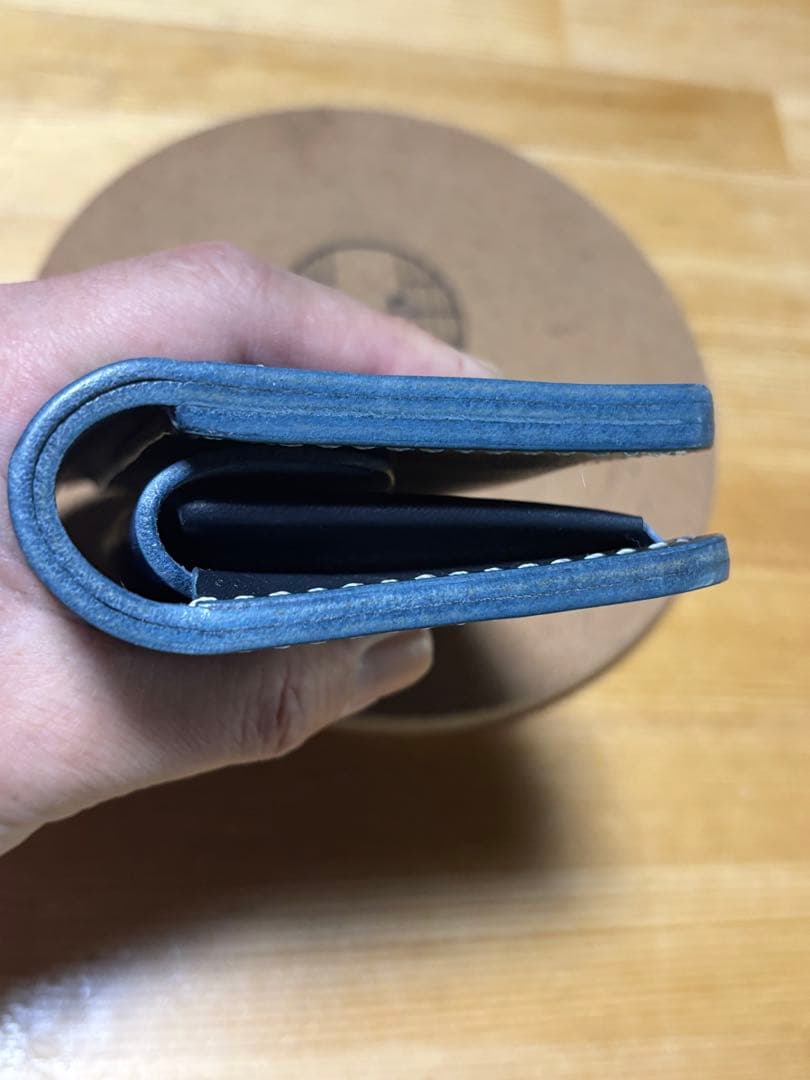 ミドルウォレット　イタリアンレザー(ロマーネ) ハンドメイド