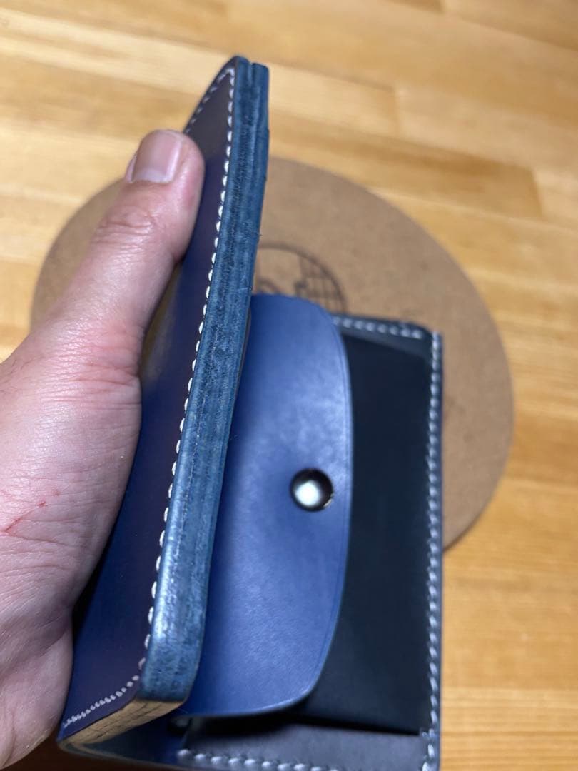 ミドルウォレット　イタリアンレザー(ロマーネ) ハンドメイド