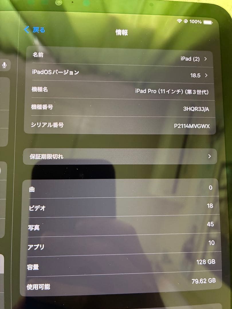 Apple iPad Pro (11インチ) 第3世代 128GB