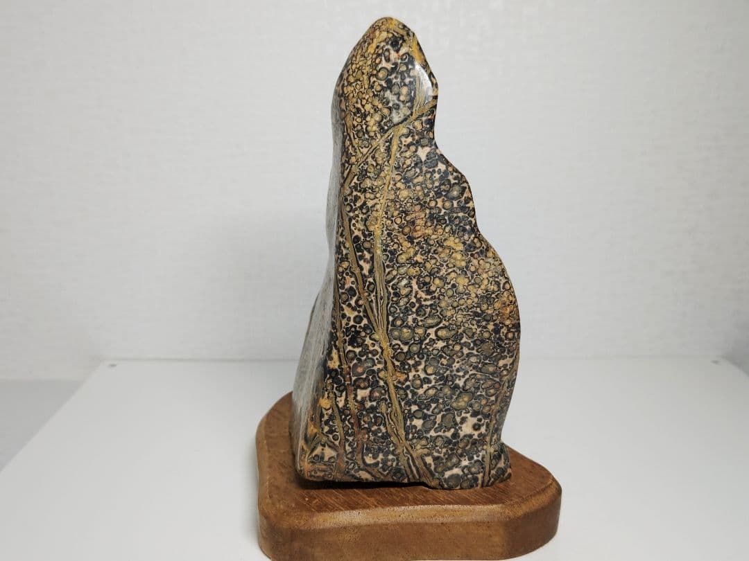 レオパードジャスパー 1.8kg 碧玉 原石 鑑賞石 自然石 誕生石 鉱物 水石