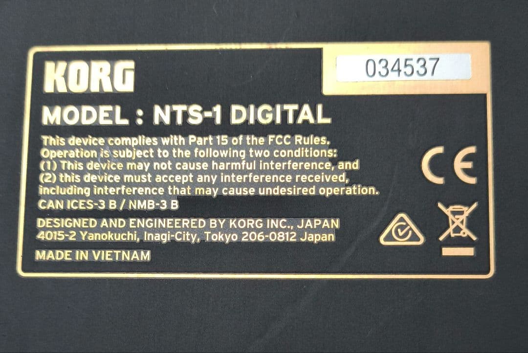 KORG NTS-1 (組み立て済み)
