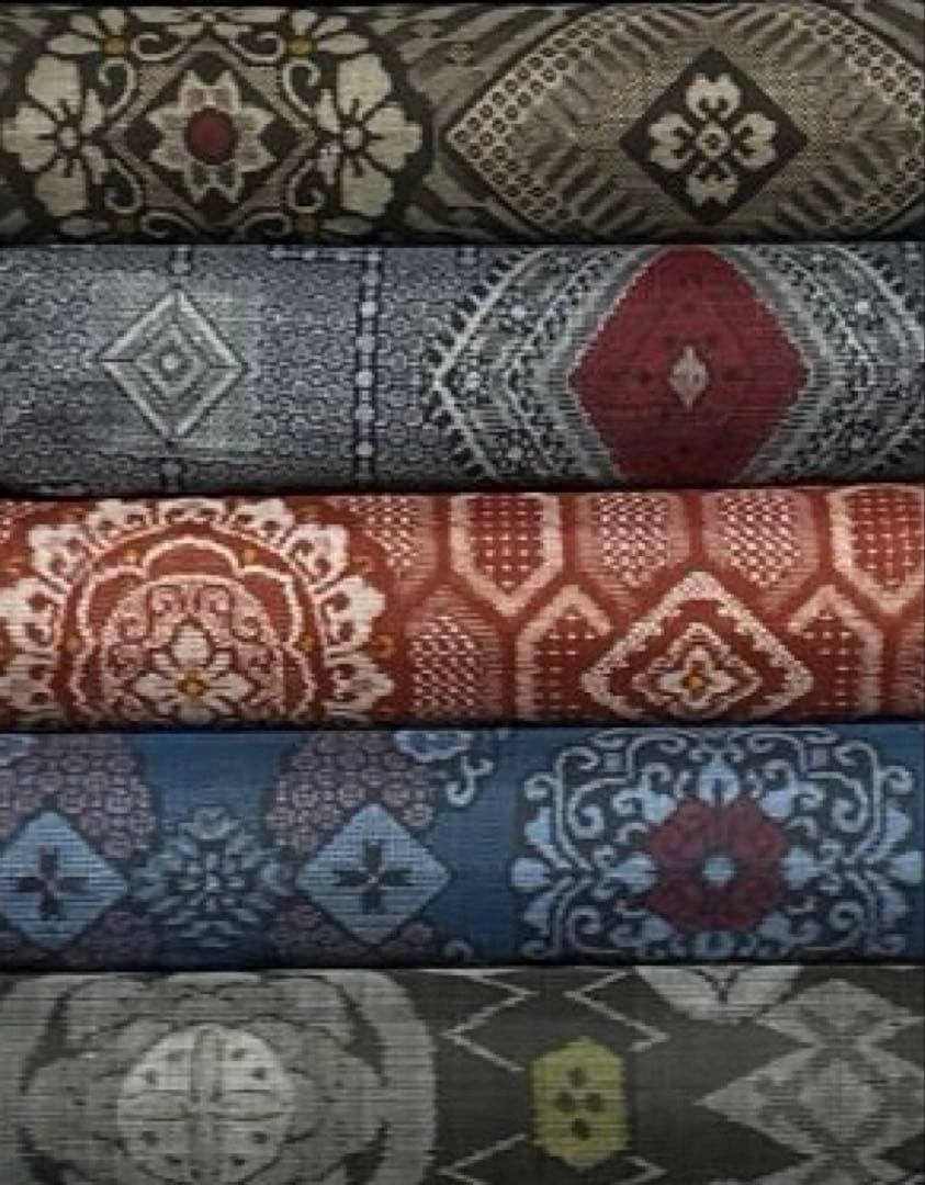 ７４９　大島紬　龍郷•アンティーク大島❤️３６㎝巾Ｘ各１m合計５m２セット１０mを