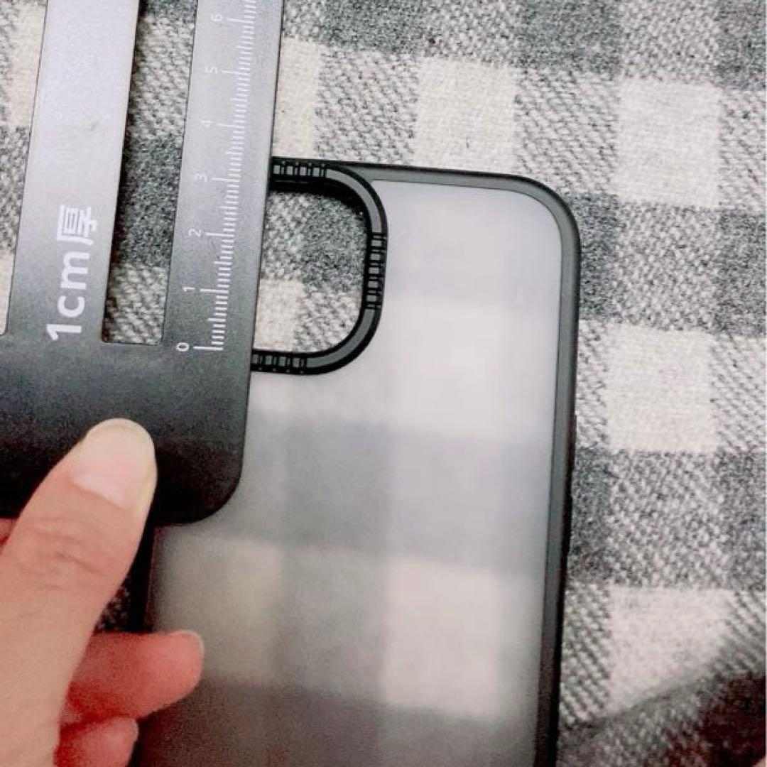 iPhone14用 マットバンパーフレーム　黒枠