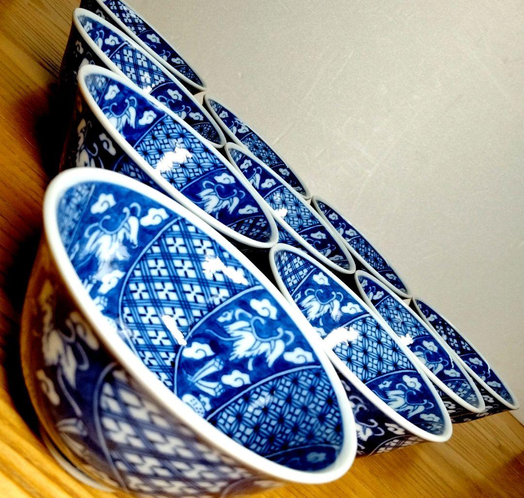 ☆ 九谷 長右衛門 九谷焼 染付碗