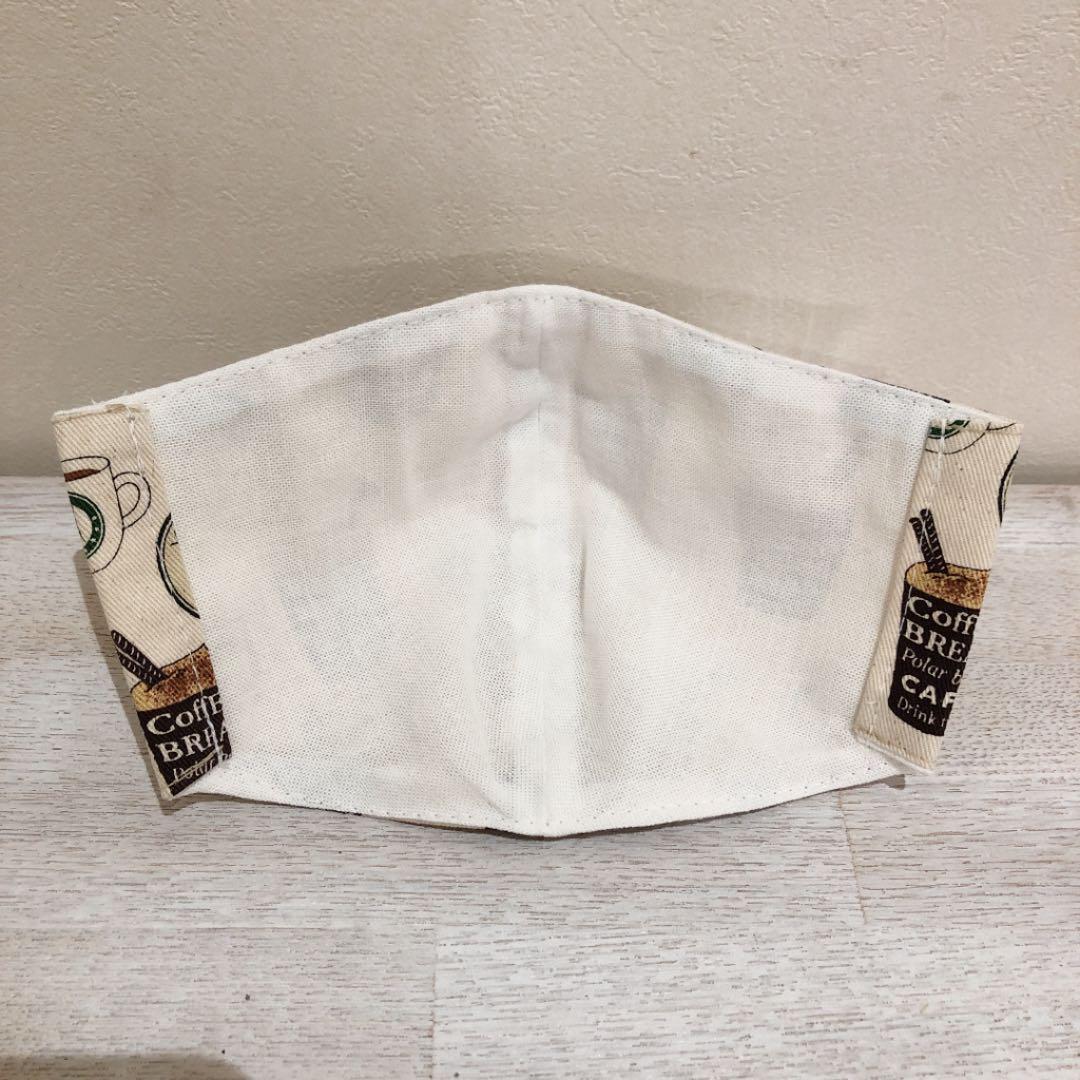 プロフ必読‼︎ ハンドメイドマスク　しろくまcafe サイズ対応可能です☺︎