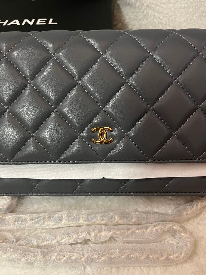 【レア色✨】CHANEL ノベルティ ショルダーバッグ チェーンウォレット