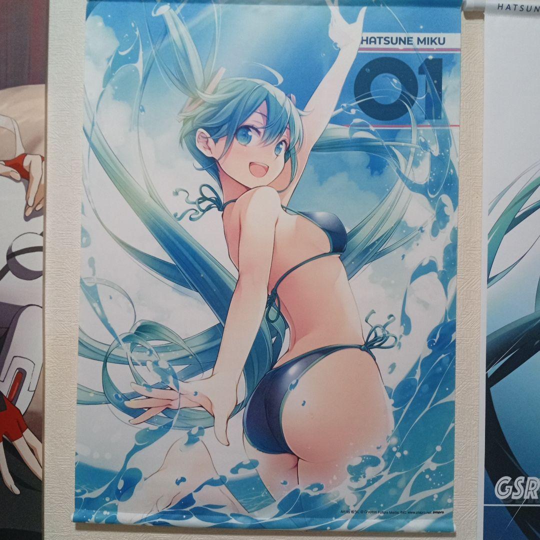 初音ミク タペストリー レーシングミク 2点セット