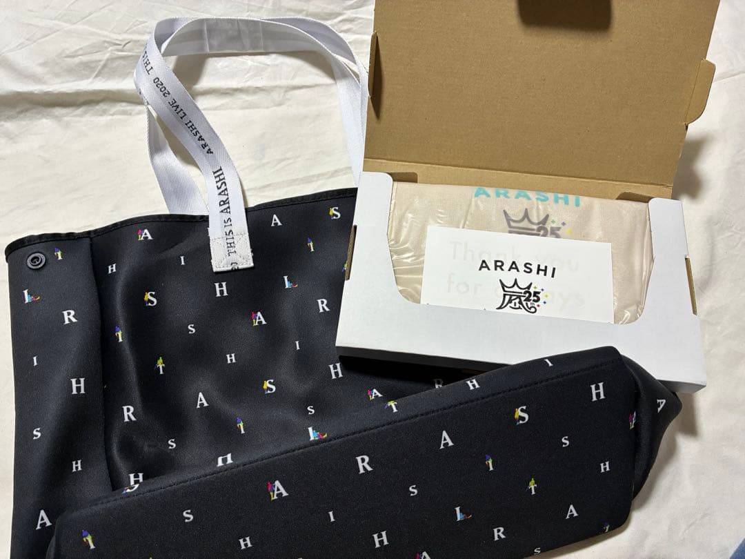 嵐25周年記念ミニトートバッグ　FC限定など