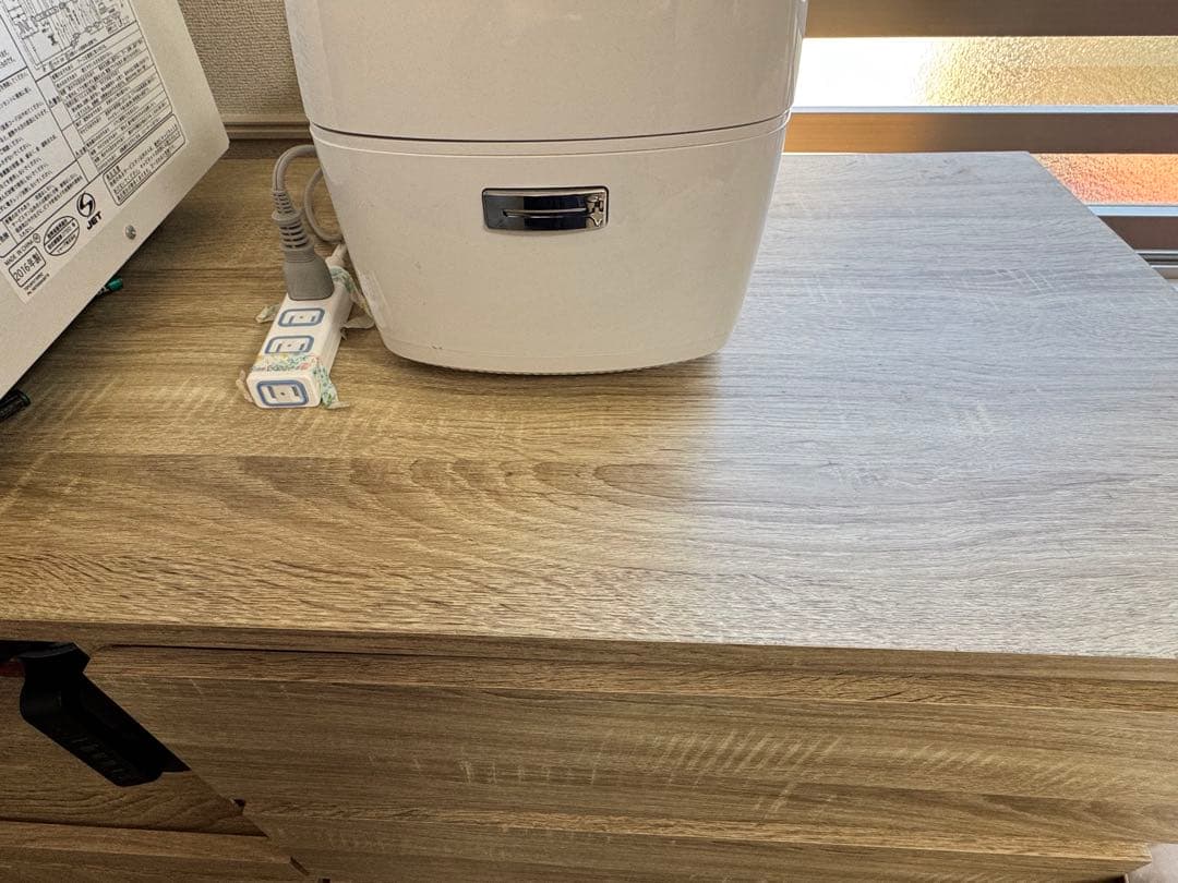 【送料込】LOWYA キッチンカウンター（オーク）