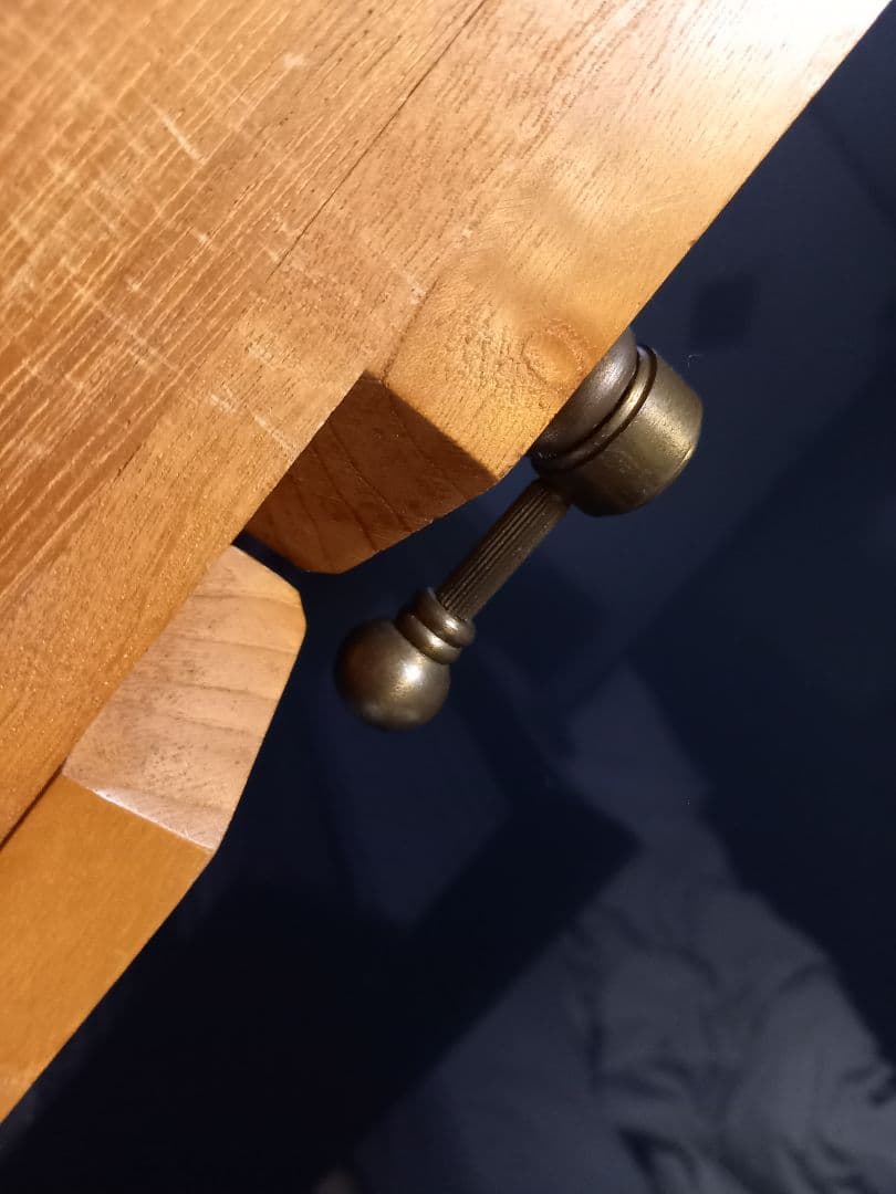 希少　1970's　サンミラー　真鍮　オーク　2WAYデザイン　フレーム　ミラー