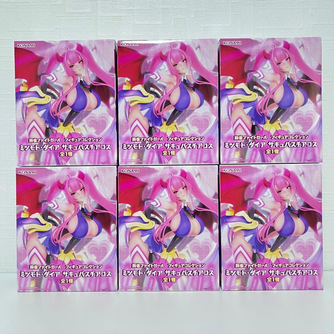 【麻雀ファイトガール】フィギュア ミツモト・ダイア サキュバスチアコス 6点