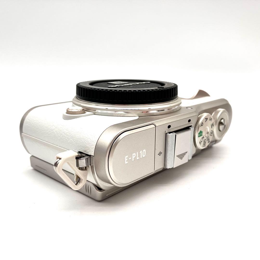 OLYMPUS E-PL10 ホワイト　望遠ダブルレンズキット