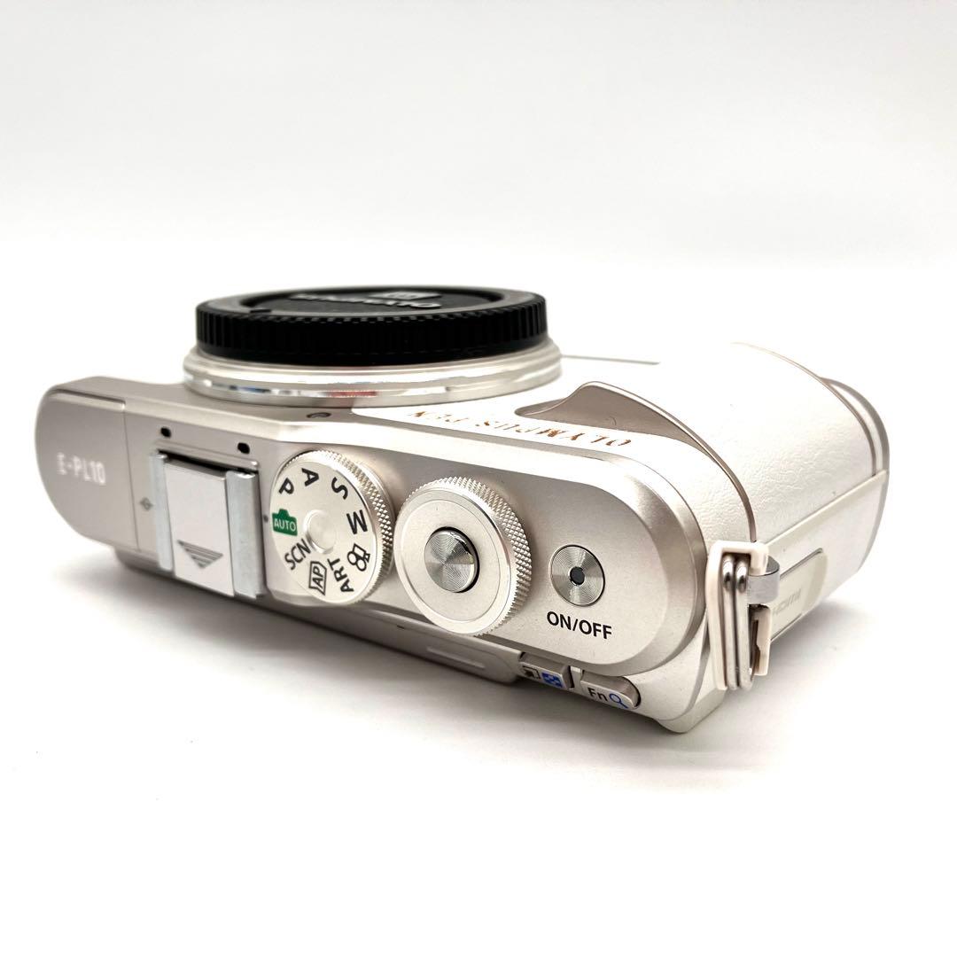 OLYMPUS E-PL10 ホワイト　望遠ダブルレンズキット