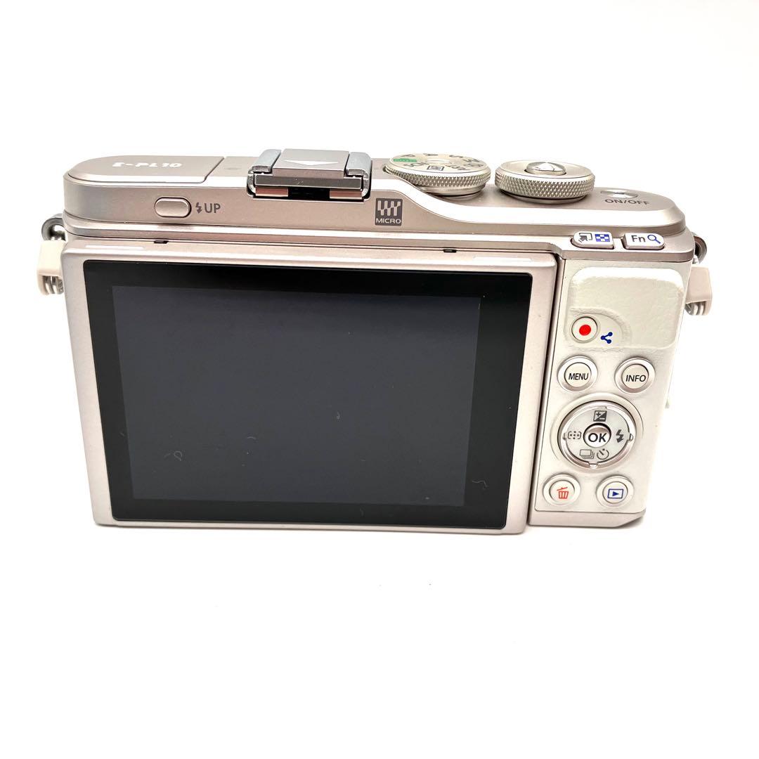 OLYMPUS E-PL10 ホワイト　望遠ダブルレンズキット