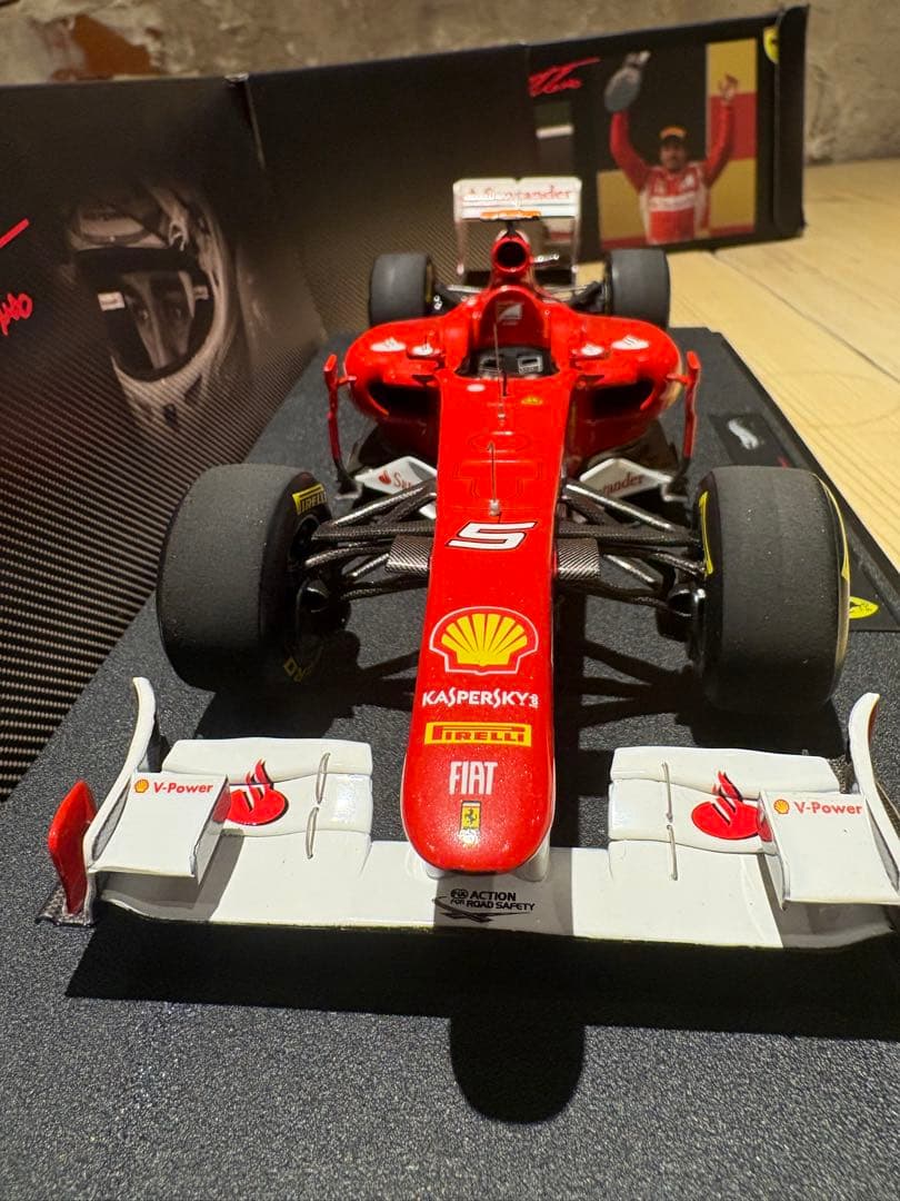 美品!マテルエリート1/18フェラーリ150°イタリア　トルコGP優勝アロンソ
