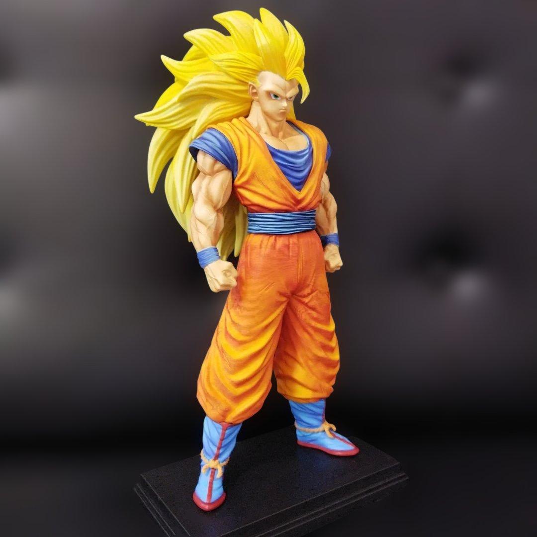 【0303D】超スーパーサイヤ人３　ゴッド スーパーサイヤ人 孫悟空 フィギュア