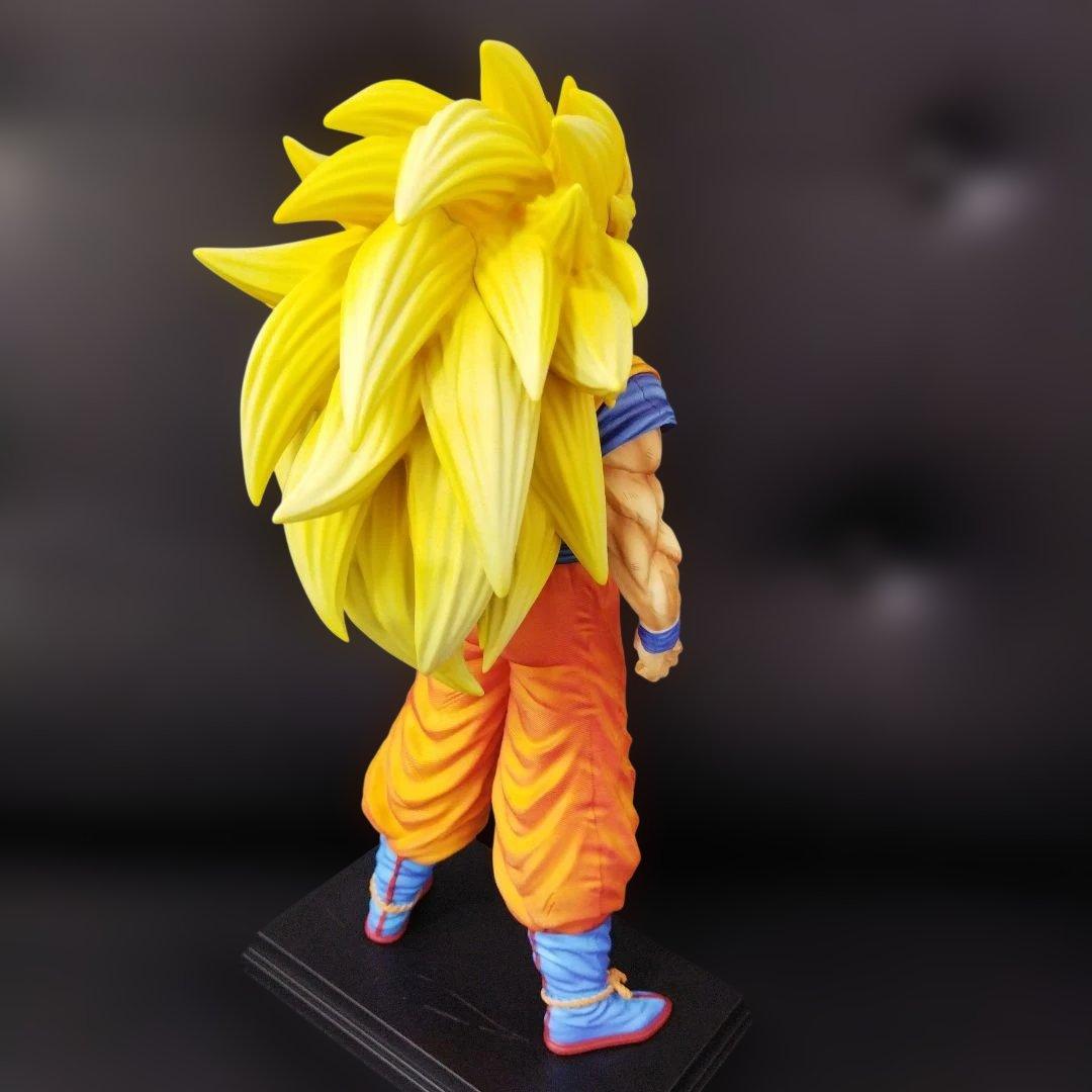 【0303D】超スーパーサイヤ人３　ゴッド スーパーサイヤ人 孫悟空 フィギュア