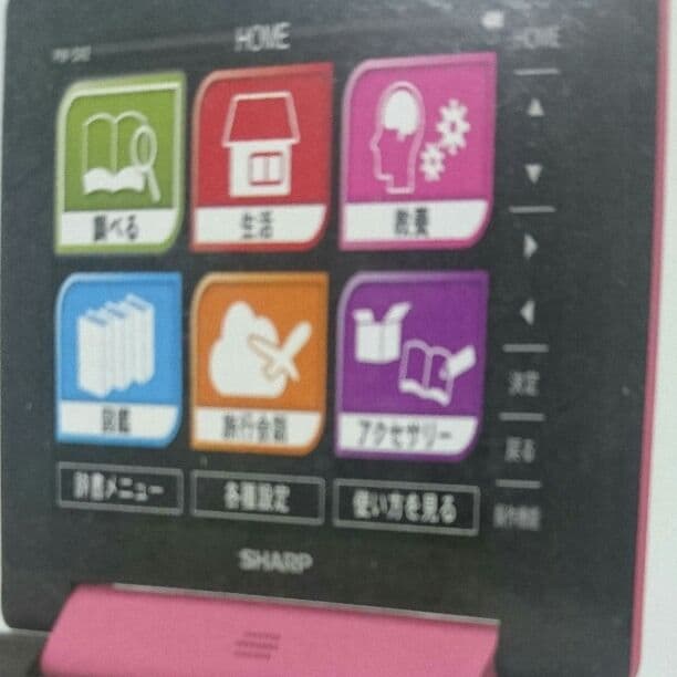 シャープ電子辞書Brain  PW-SA2-P