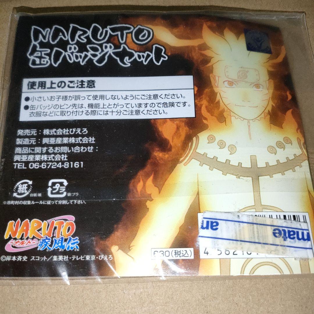 NARUTO　ナルト　疾風伝　缶バッジ　10周年　カカシ　ミナト　我愛羅 ナルト