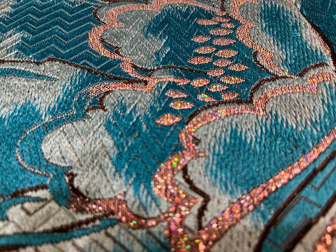 成人式振袖用袋帯　振袖の柄が華やかでもおとなしめでも個性際立つおススメの一品