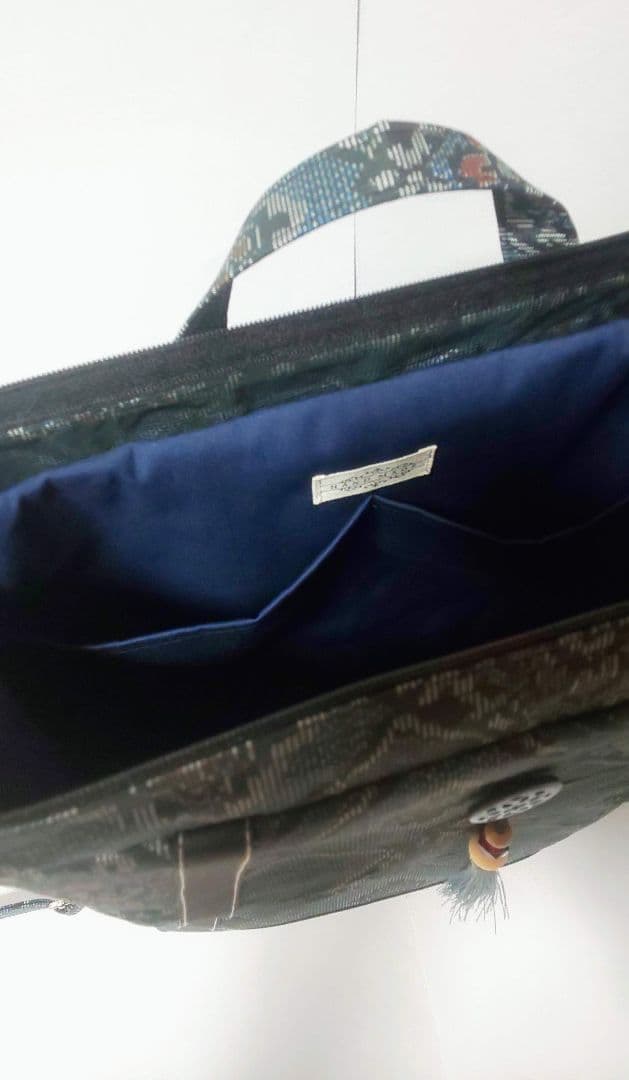 ハンドメイド*大島紬*リュック♪正絹