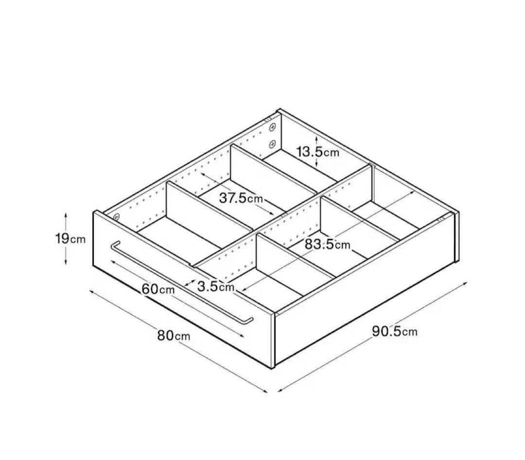 【専用:お引き取り/2つセット】無印良品　ベッド下収納・大・オーク材