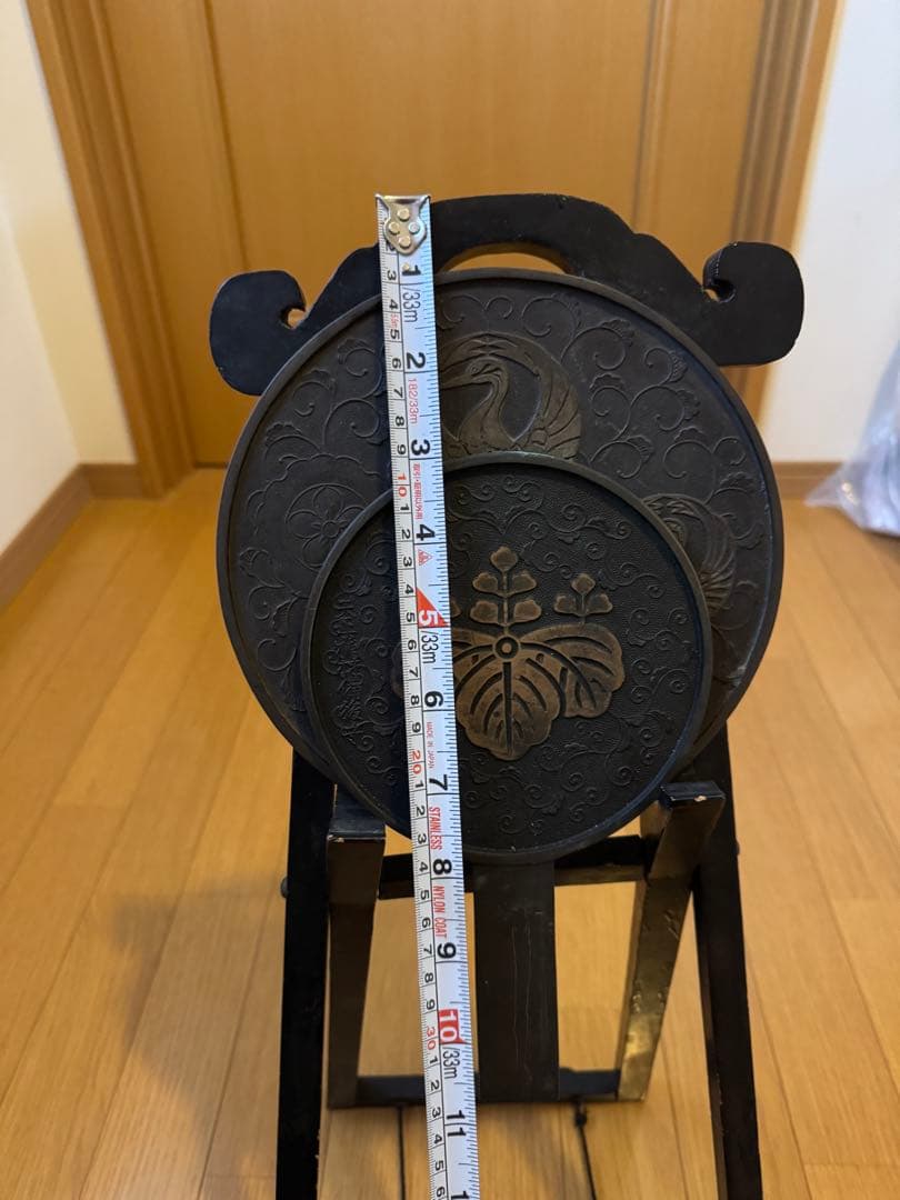 江戸時代から一般的に使用されていた「和鏡」の置物