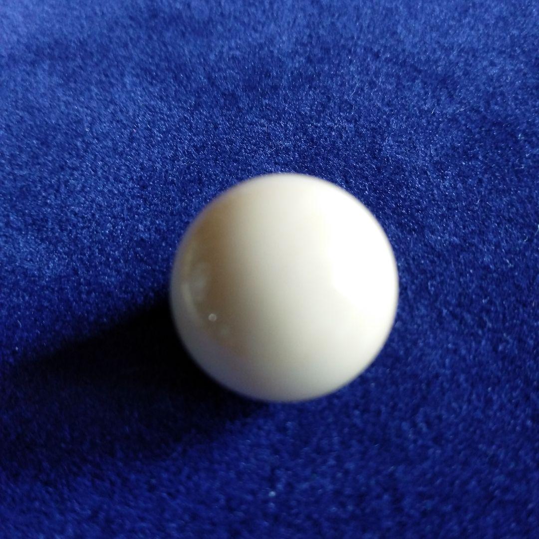 鯨歯　マッコウクジラ　牙玉　特大約17㎜　③