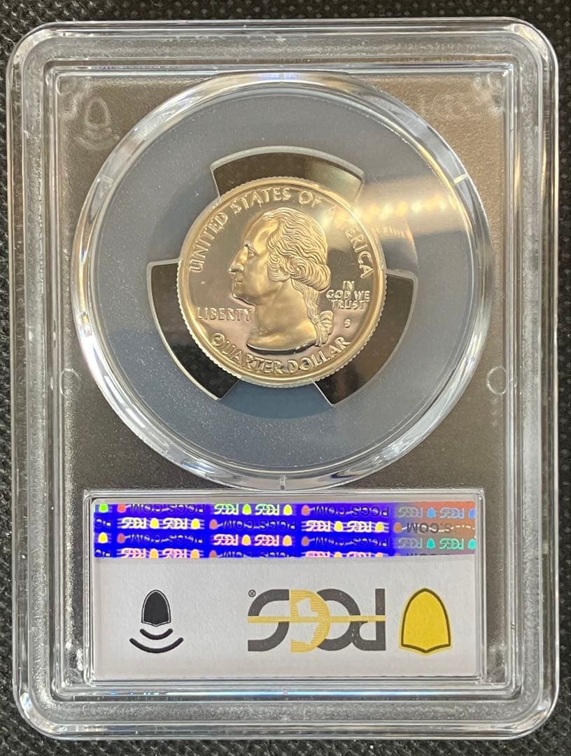 アメリカ1999S ペンシルベニア州 25セント 銀貨 PCGS