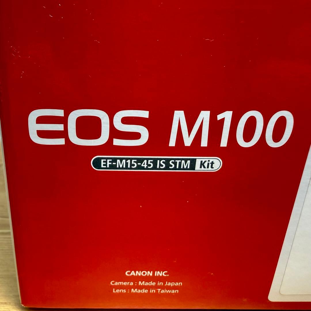 Canon EOS M100 EF-M15-45 レンズキット バッテリー×2個