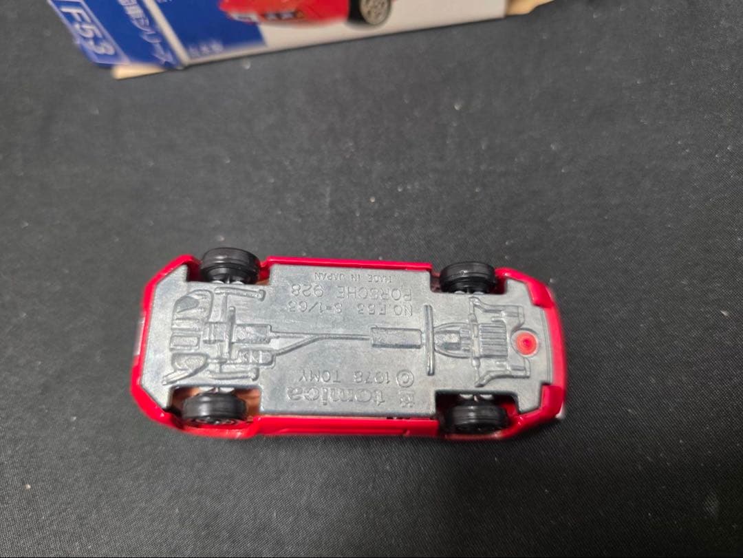トミカ青箱F53 ポルシェ928(日本製)輸出モデルレア希少