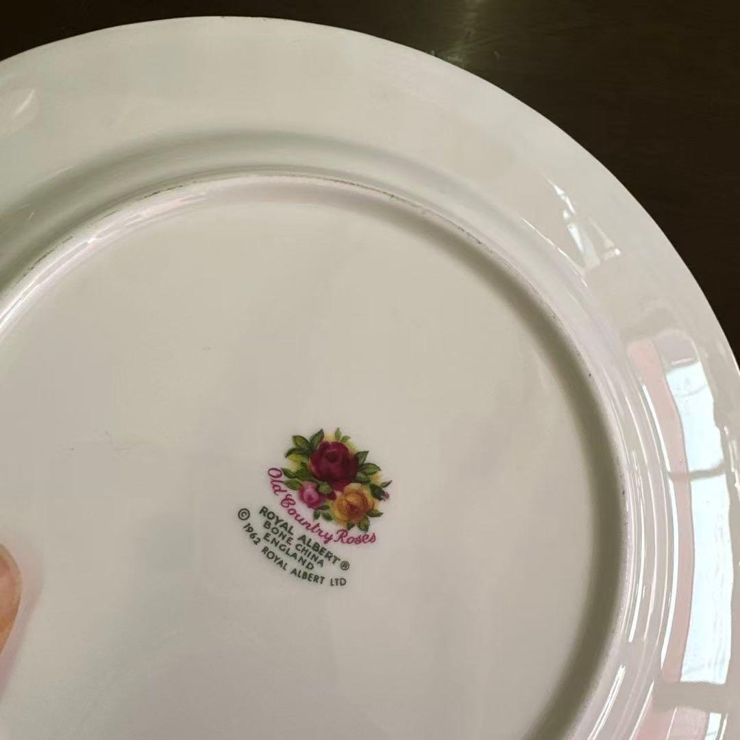 英国製　 ロイヤルアルバート オールドカントリ18cmプレート　6点セット